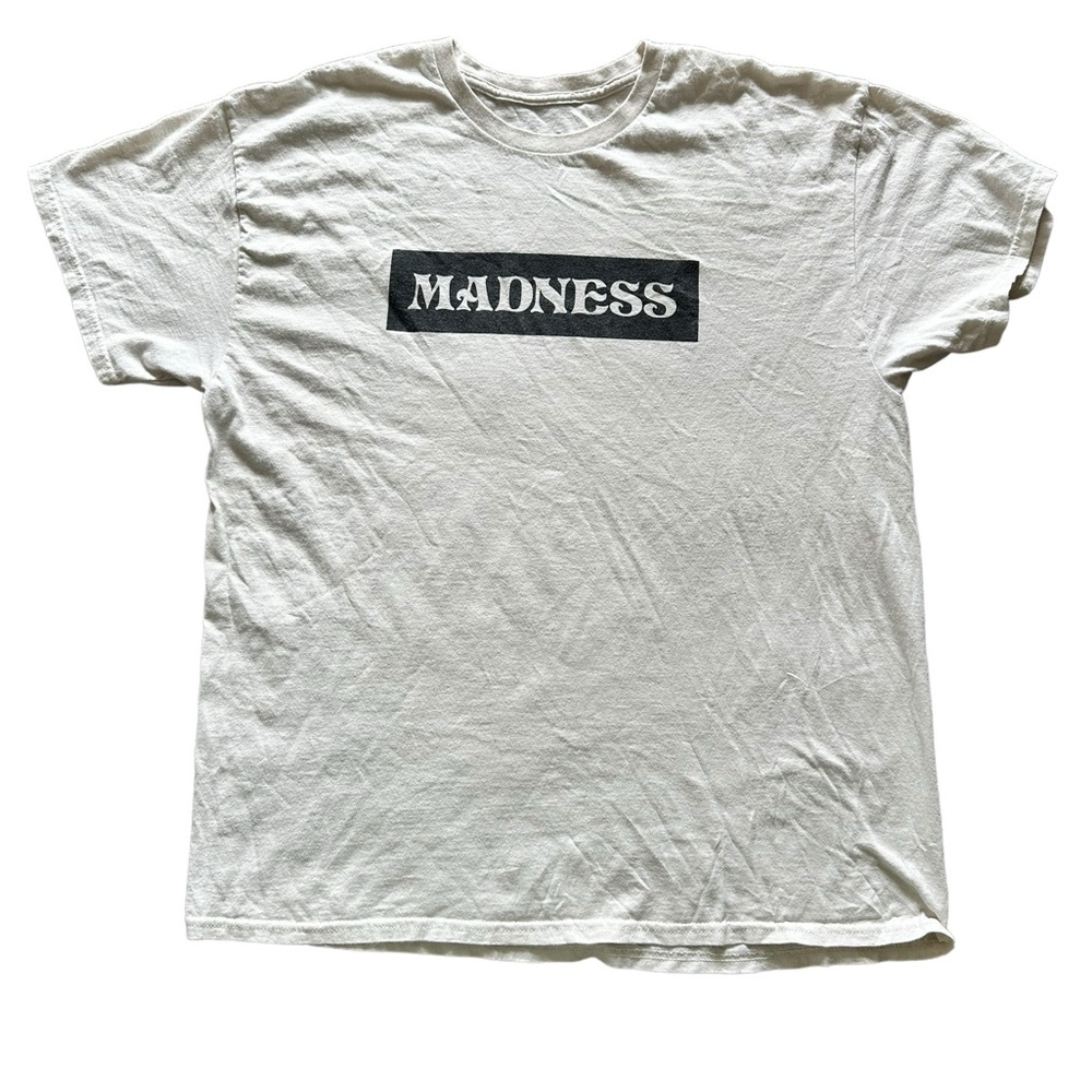 Almost Skateboard “Madness” White Large Short Sleeve Crew Neck T Shirt